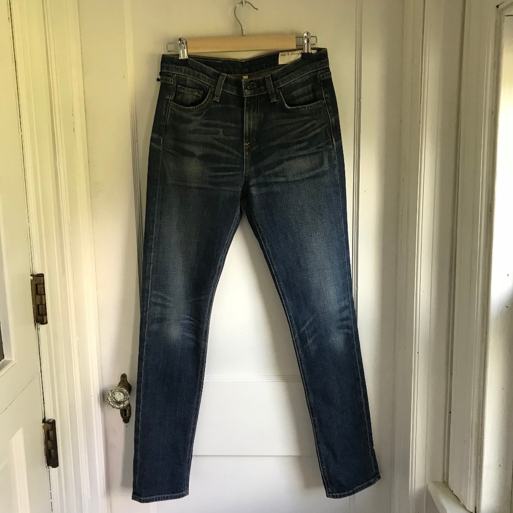 Rag & Bone Exeter 10-Inch Dre Slim Boyfriend Jeans